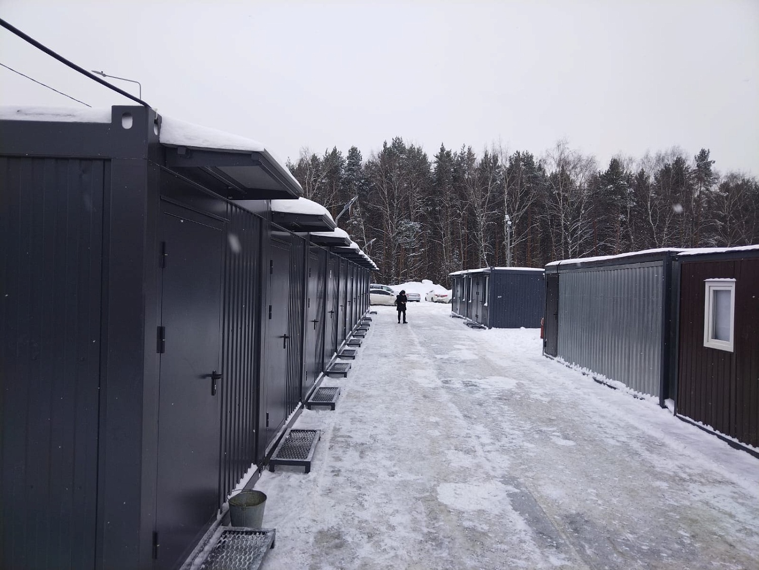 Компактный городок на строительной площадке на базе 21 модуля "Звезда"